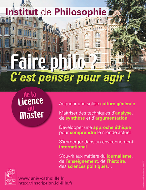 Faire de la philo... | Université Catholique de Lille | Scoop.it