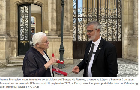 &laquo; Je m&rsquo;&eacute;tais engag&eacute;e &raquo; : oppos&eacute;e &agrave; la loi sur la fin de vie, Jeanne-Fran&ccedil;oise Hutin rend sa L&eacute;gion d&rsquo;honneur &agrave; l&rsquo;Elys&eacute;e | D&eacute;pendance et fin de vie | Scoop.it
