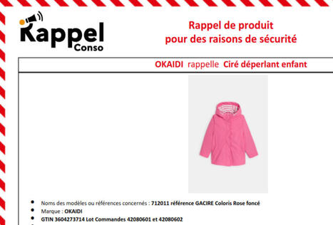Kiabi et Okaidi rappellent des v&ecirc;tements trop fortement contamin&eacute;s aux PFAS | Toxique, soyons vigilant ! | Scoop.it