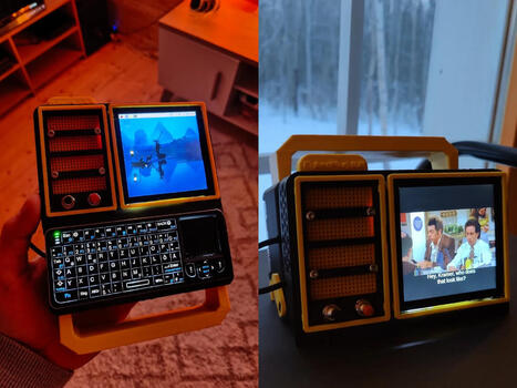 This Foldable DIY Cyberdeck Has Breadboards Built In and Runs Doom - Yanko Design | Raspberry Pi | Scoop.it