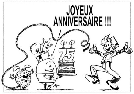 Joyeux anniversaire Spirou! | La bande dessinée FLE | Scoop.it