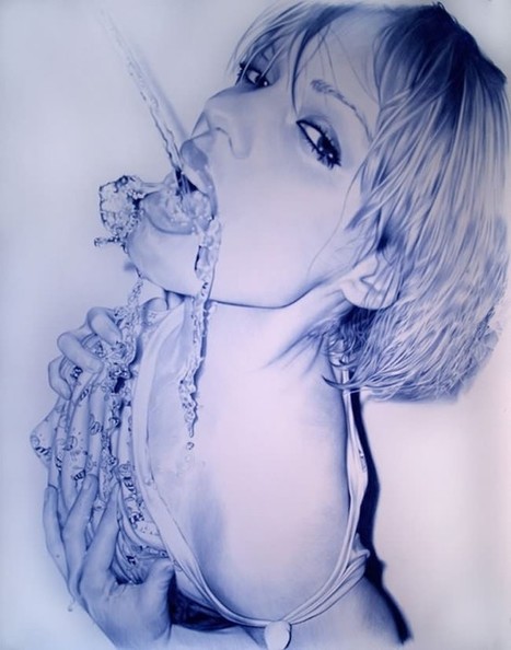 The Incredible 10ft "Photographs" Drawn With a Ballpoint Pen | Creative_me | Scoop.it