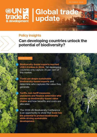 Mise &agrave; jour sur le commerce mondial (octobre 2026) : Les pays en d&eacute;veloppement peuvent-ils lib&eacute;rer le potentiel de la biodiversit&eacute; ? ONU Commerce et d&eacute;veloppement | Biodiversit&eacute; | Scoop.it