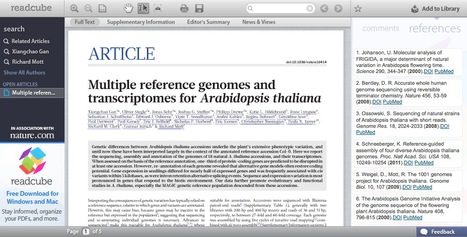 Academic Research Tool and PDF Reference Manager: ReadCube | Content Curation World | Scoop.it