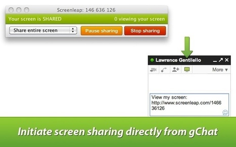 Screenleap for Gmail™ : Share your screen instantly from within Gmail... | information analyst | Scoop.it