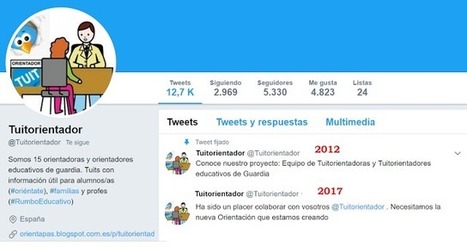 5 años del proyecto "Tuitorientador de Guardia" (2012-2017) | Orientación Educativa al Día | Scoop.it