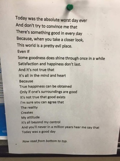 The Incredible Poem (With An Unexpected Twist) That Has Gone Viral In Cheering Up The World | IELTS, ESP, EAP and CALL | Scoop.it