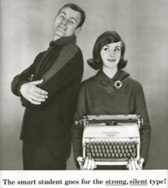 Remington typewriter advertisement, 1959 The... | A Marketing Mix | Scoop.it