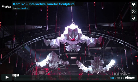 mixmotion presents kamiko: an interactive kinetic sculpture of origami | Art, Gallery, Auction and Museum: Law and Business | Scoop.it