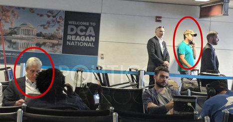 Cette photo de Donald Trump Jr coincé à l'aéroport à côté du procureur sur l'enquête russe a fait bien rire les Américains | Meilleure revue de presse de l'univers connu | Scoop.it