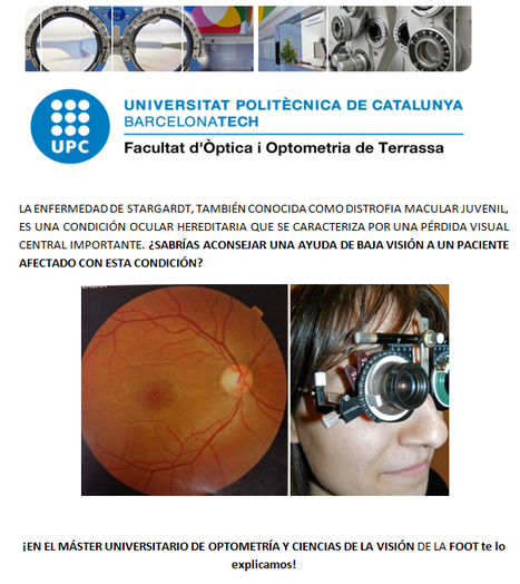 MÁSTER UNIVERSITARIO DE OPTOMETRÍA Y CIENCIAS DE LA VISIÓN DE LA FOOT | Formación Optometristas 2.0 | Scoop.it