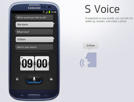 Samsung Galaxy SIII S Voice - Siri Like Assistant For Samsung Galaxy S3 | Geeky Android | Android Discussions | Scoop.it