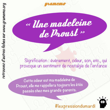 Une madeleine de Proust — #lexpressiondumardi 223/52 | FLE CÔTÉ COURS | Scoop.it