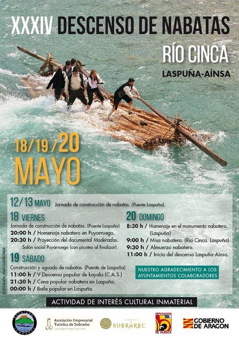 Descente des radeliers sur le rio Cinca le 20 mai | Vallées d'Aure & Louron - Pyrénées | Scoop.it