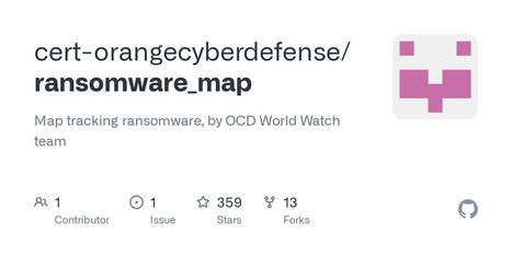 ransomware_map/OCD_WorldWatch_Ransomware-ecosystem-map.pdf at main · cert-orangecyberdefense/ransomware_map · | Cyber-sécurité | Scoop.it
