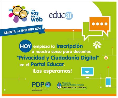 Curso: Privacidad y ciudadanía digital | Bibliotecas Escolares Argentinas | Scoop.it