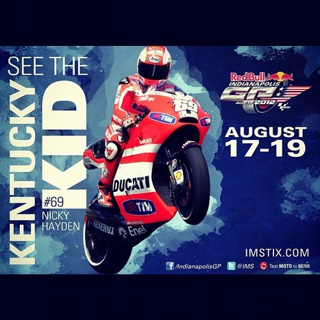 Nicky Hayden's photo | Instagram | #MotoGP Indy in 2wks who's coming? #letsgetit | Ductalk: What's Up In The World Of Ducati | Scoop.it