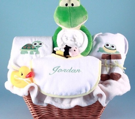 personalized baby basket