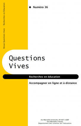 " Accompagner en ligne et à distance", le dernier numéro de la revue Questions Vives | Formation : Innovations et EdTech | Scoop.it