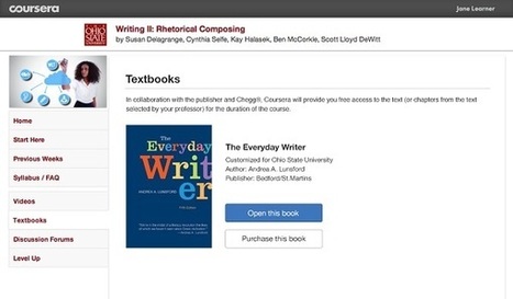 Coursera, Publisher Pilot Offers Licensed Content to MOOC Students | MOOCs, SPOCs and next generation Open Access Learning | Scoop.it
