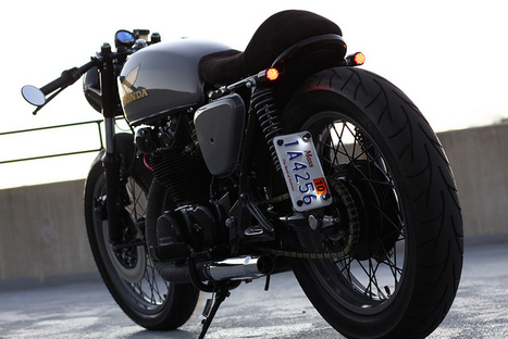 Honda CB //a Racer in 14 shades of gray | Vintage Motorbikes | Scoop.it
