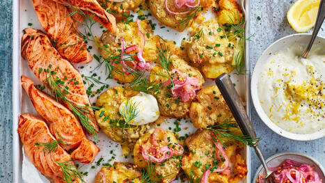 Halstrad lax med smashad potatis & västerbottensost - recept | 1Uutiset - Lukemisen tähden | Scoop.it