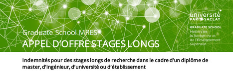 Appel &agrave; Projets Stages longs 2026 - GS MRES | Life Sciences Universit&eacute; Paris-Saclay | Scoop.it