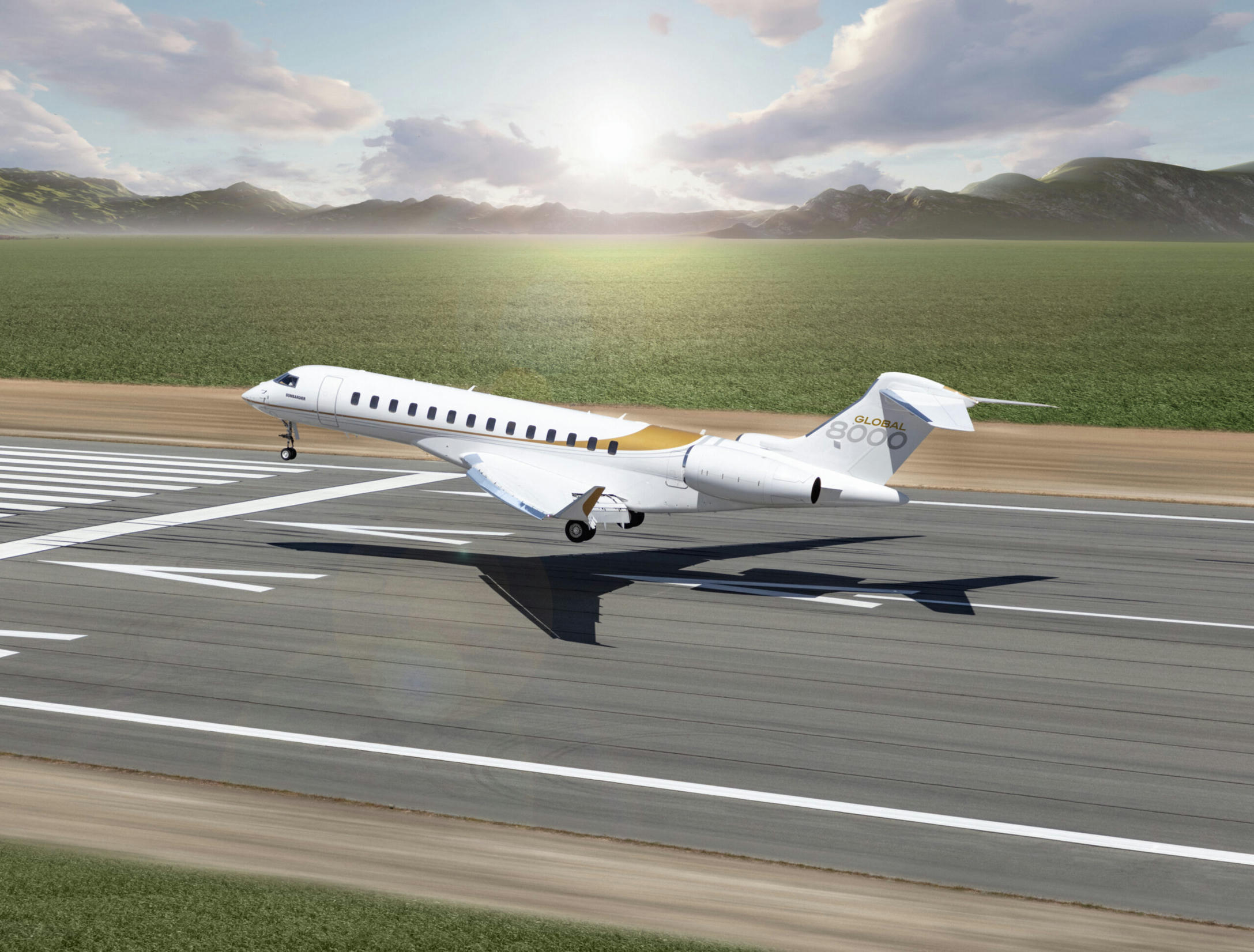 Bombardier Introduces Global 8000 During Ebace&...