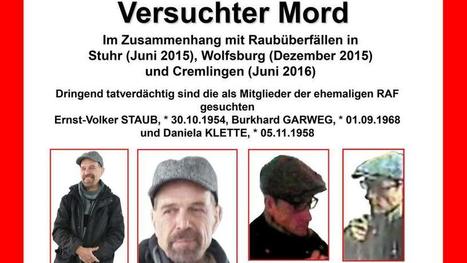 Polizei verst&auml;rkt Fahndung nach RAF-Trio | Die blinde Flecken der RAF | Scoop.it