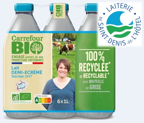 Le Groupe LSDH systématise le plastique recyclé dans ses bouteilles de lait | Lait de Normandie... et d'ailleurs | Scoop.it