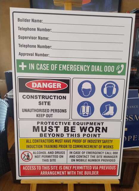 Building Construction sign owner builder/Building Company signs! | Creative Signage & Innovative Printing Trends | Scoop.it