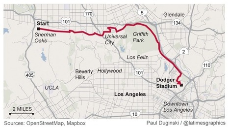 Two fans beat Dodgers traffic by walking to the game – 22 miles from Sherman Oaks | Sustainability Science | Scoop.it