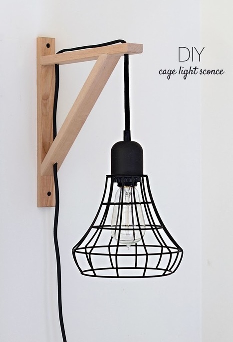 DIY Wall Lamp - iD Lights - Cool and Nice Lights / Lamps | 1001 Light ideas ! | Scoop.it