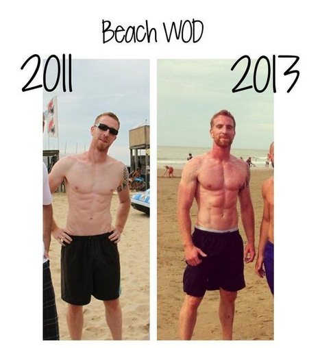 Кроссфит результаты до и после фото Du CrossFit, ou des pâles copies commerci.