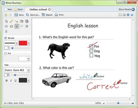 IDroo Whiteboard for Skype | Moodle and Web 2.0 | Scoop.it