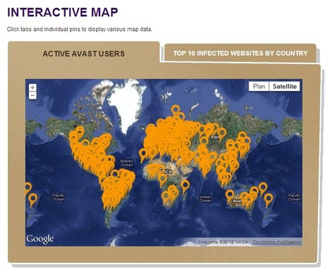 Interactive Maps of Infected Websites | omnia mea mecum fero | Scoop.it