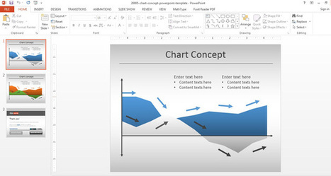 Free Area Chart PowerPoint Template | Free Templates for Business (PowerPoint, Keynote, Excel, Word, etc.) | Scoop.it