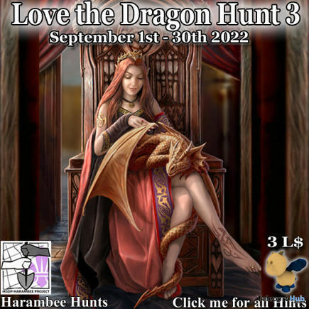 Love the Dragon Hunt 3 (2022) | Teleport Hub - Second Life Hunts | Second Life Freebies | Scoop.it