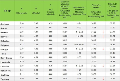 Irlande - Milk Price Tracker : Les prix sont restés stables dans de nombreuses coopératives | Lait de Normandie... et d'ailleurs | Scoop.it