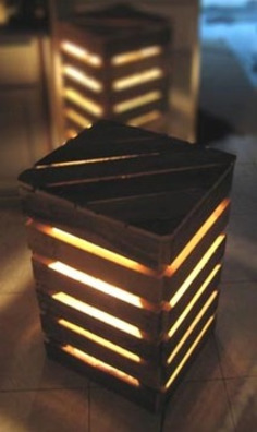 Eco-Design : luminaires et meubles en palettes, Blog Esprit Cabane | Découvrir, se former et faire | Scoop.it