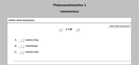 Yhdyssanaharjoitus 1 | 1Uutiset - Lukemisen tähden | Scoop.it