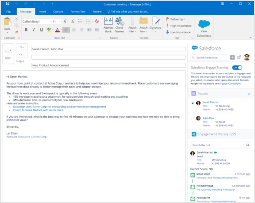 Introducing Pardot Campaign Influence Attribution Models and Engage For Outlook | Salesforce Pardot | The MarTech Digest | Scoop.it