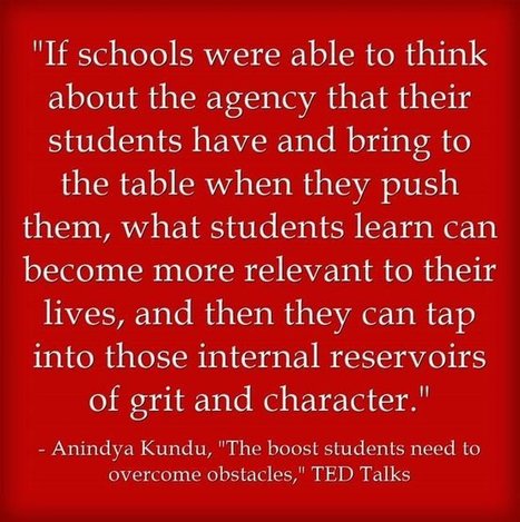 New TED Talk Video: “The boost students need to overcome obstacles” | Professional Learning for Busy Educators | Scoop.it