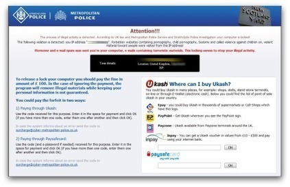 Metropolitan Police malware warning issued – beware the ransomware attack! | Naked Security | ICT Security-Sécurité PC et Internet | Scoop.it