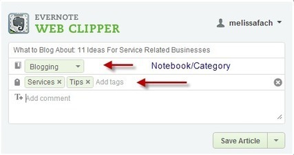 How to Use Evernote to Help You Keep Your Blog Active | François MAGNAN  Formateur Consultant | Scoop.it