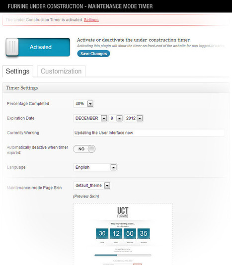 AJDE maintenance mode countdown timer - WP Plugin - CodeCanyon Previewer | WORDPRESS4You | Scoop.it