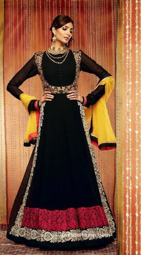 floor length anarkali suits and long frocks