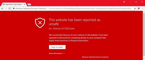 Microsoft Ports Anti-Phishing Technology to Google Chrome Extension | Windows Defender Browser Protection | #CyberSecurity  | ICT Security-Sécurité PC et Internet | Scoop.it