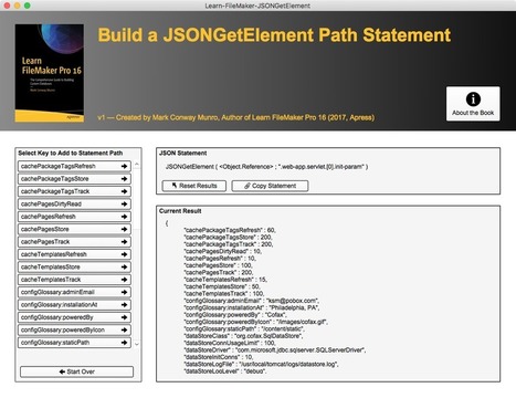 Learn FileMaker Pro : Build JSONGetElement Path (+ file) | Learning Claris FileMaker | Scoop.it