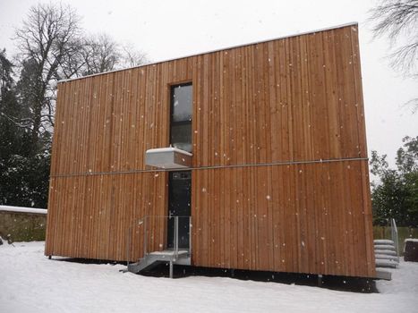 Réunion d'architecte, constructeur et industriel : Une maison bois en forme de cube | The Architecture of the City | Scoop.it